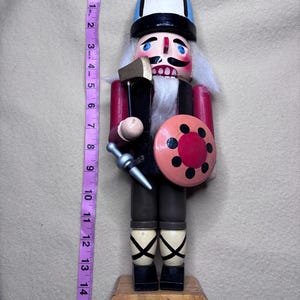 vintage wooden nutcracker