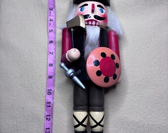 vintage wooden nutcracker