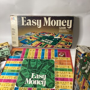 Vintage Easy Money Milton Bradley Game 1981