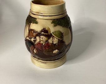 Hand painted Ceramic Stein Tankard Vintage