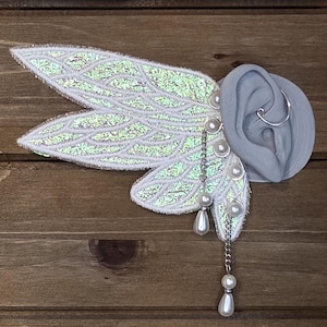 Great Shiny Fairy Ear Cuff Wraps White