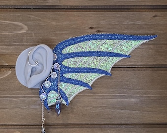 Mermaid/Dragon/Vaporeon Inspired Ear Wraps