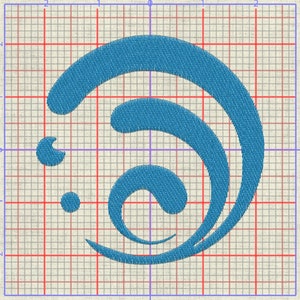 HYDRO-Gacha Impact Elements 4x4 EMBROIDERY FILES (.jef/.pcs/.pes/.dst/.exp)