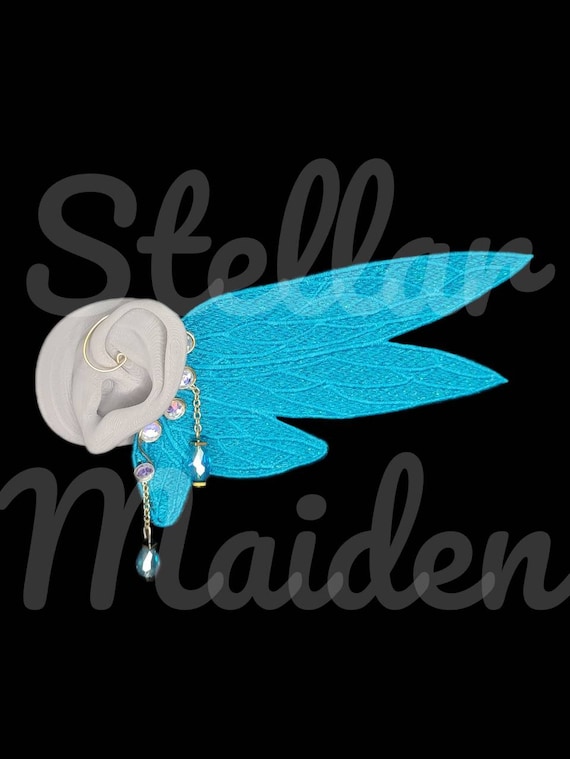 Great Turquoise Fairy Inspired Ear Wraps