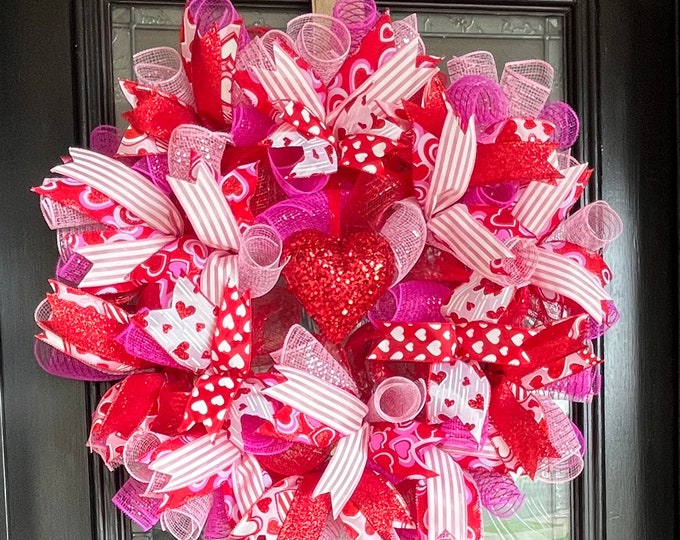 Valentines Day Door Wreaths