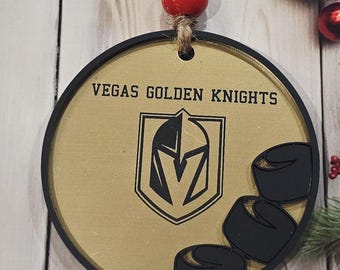 Las Vegas Sports Team Ornaments Knights Silver Knights Aces Football
