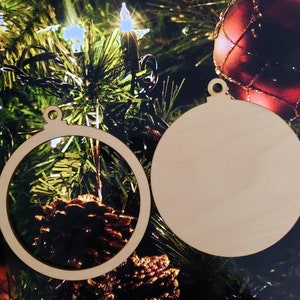 Blank 2 Zwei Layer Ornament Laser Cut Datei Glowforge Digitale Datei Laser Cutter SVG PDF