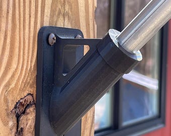 Flag Pole Wall Bracket 1" (25.5mm) Heavy Duty