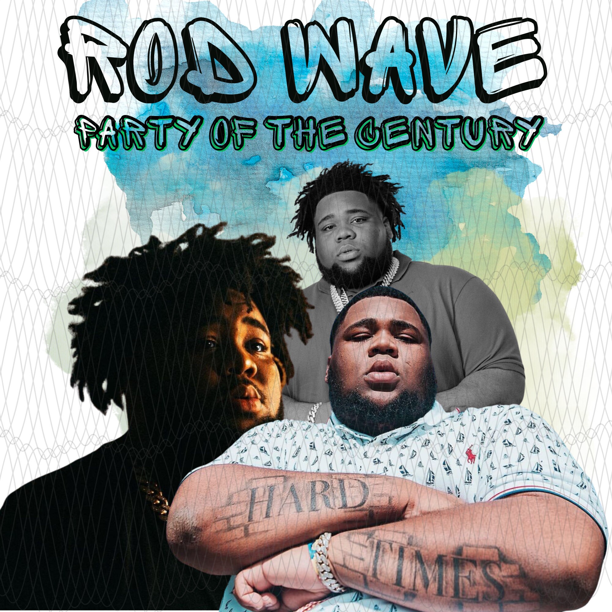 Rod Wave Design Png/rod Wave Font/rod Wave Party of the Century /png