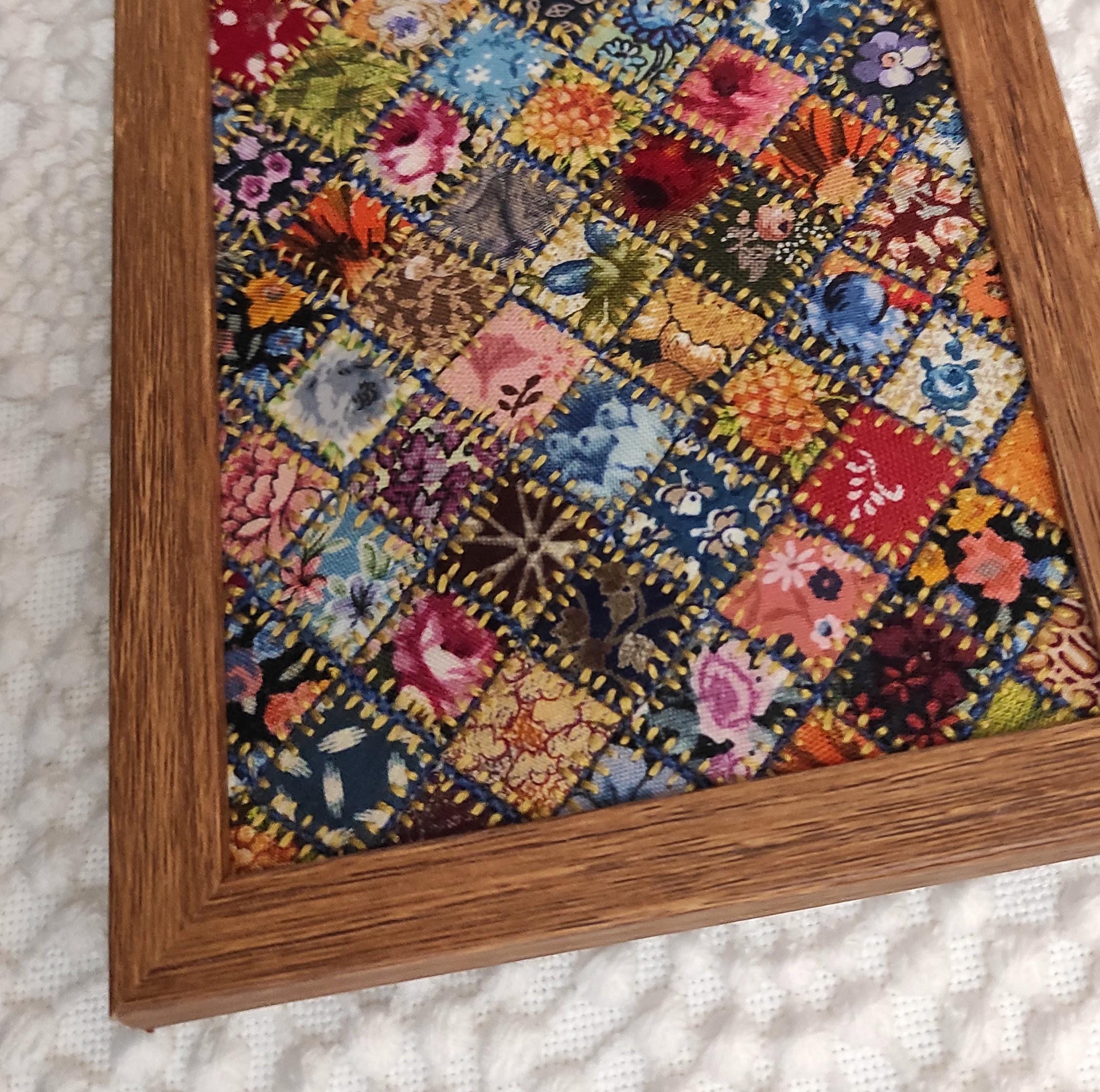 Whimsy Patch Ideas Whimsical Patchwork Wall Art, Patchwork Quilt Cabin Decor, Wall Hanging ...