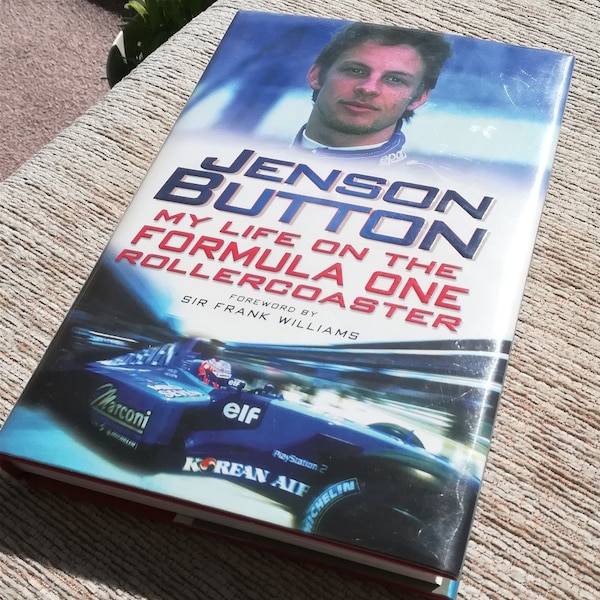 Signed - Jenson Button My Life on the Formula One Rollercoaster. 1st 1st 2002.