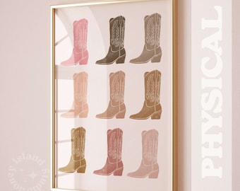 Cowboy Boot Print, Western Wall Art, Cowgirl Decor