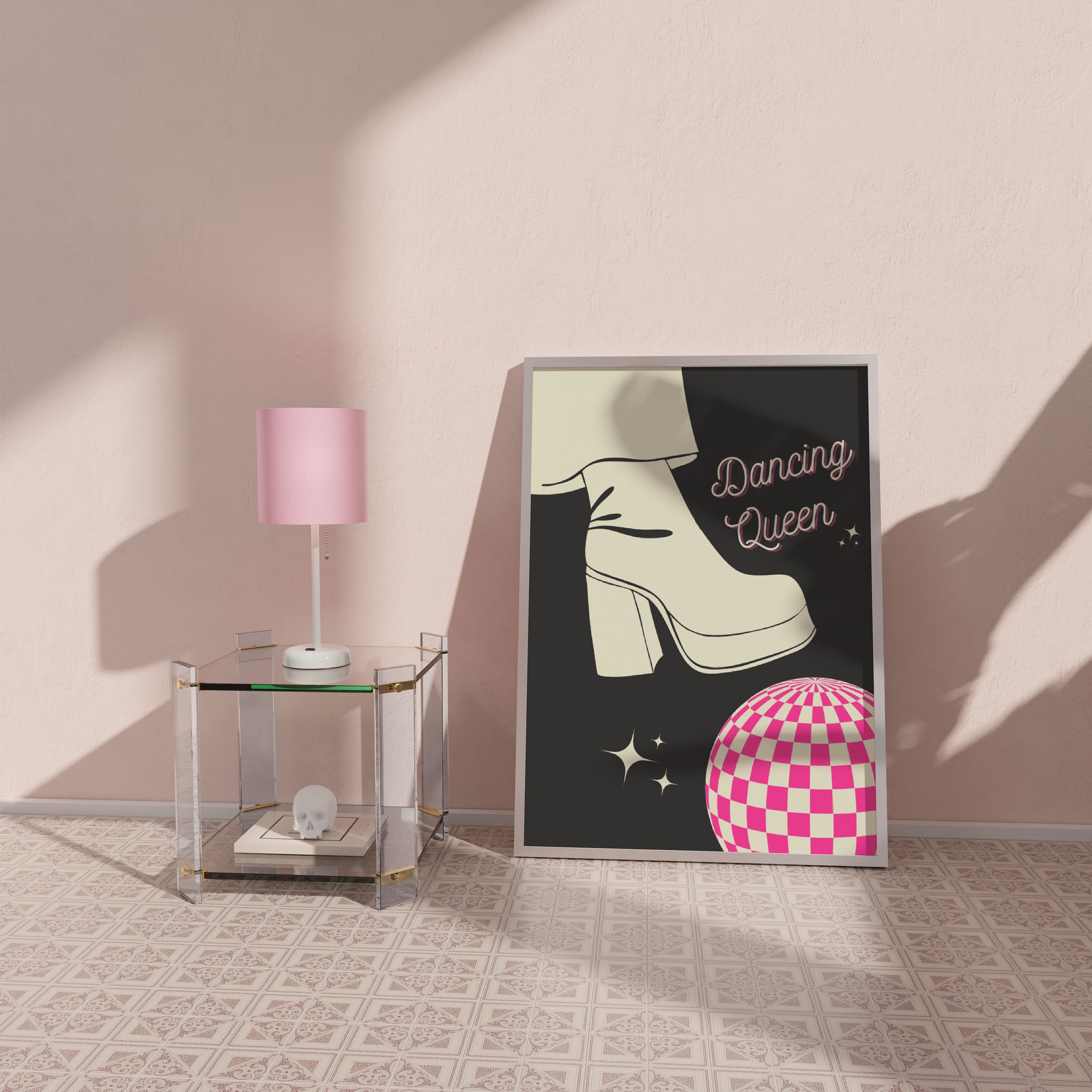 Dancing Queen Print Mamma Mia Art Print Pink Dorm Decor - Etsy