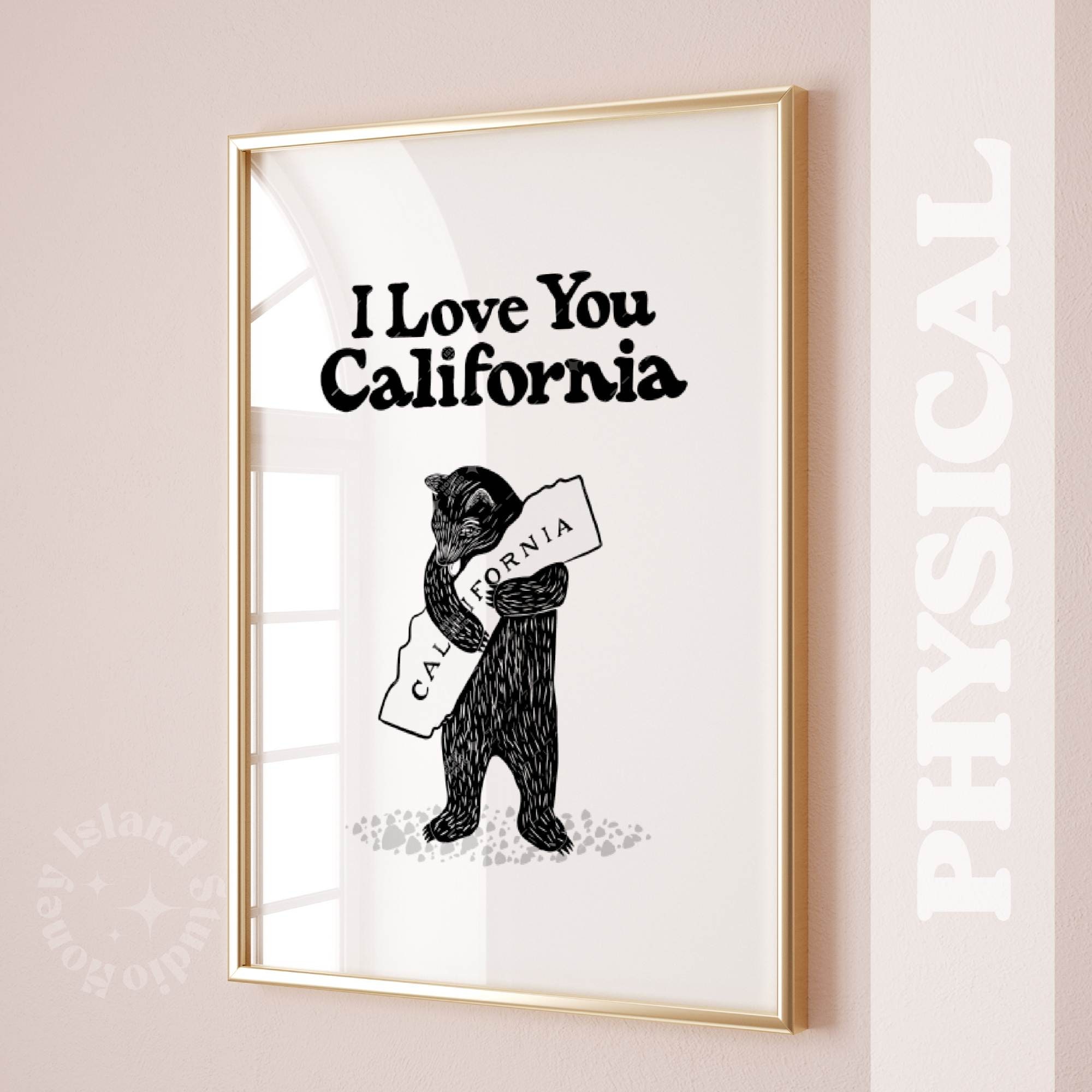 California Bear Hug, I Love You California Bear Hugging Map California Bear Hug, I Love You California Bear Hugging Map
