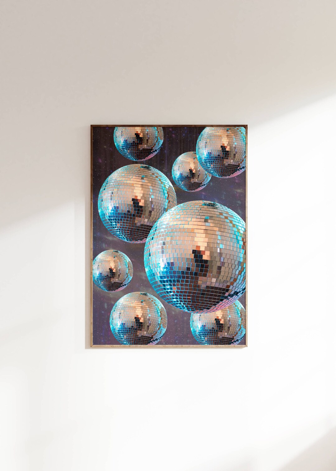 Disco Ball Collection, Trendy Fashion Girl Print, Disco Ball Print