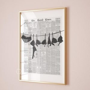 Coquette print, Soft girl era, Newspapers print, cute girls print, dorm decor, prints art trendy, aesthetic wall art, UNFRAMED