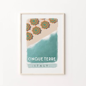 Cinque Terre Italy Print, Italia Cinque Terre Wall Art, Beach Printable Wall Art, Europe Summer Print, Gift for her, Visited places wall art