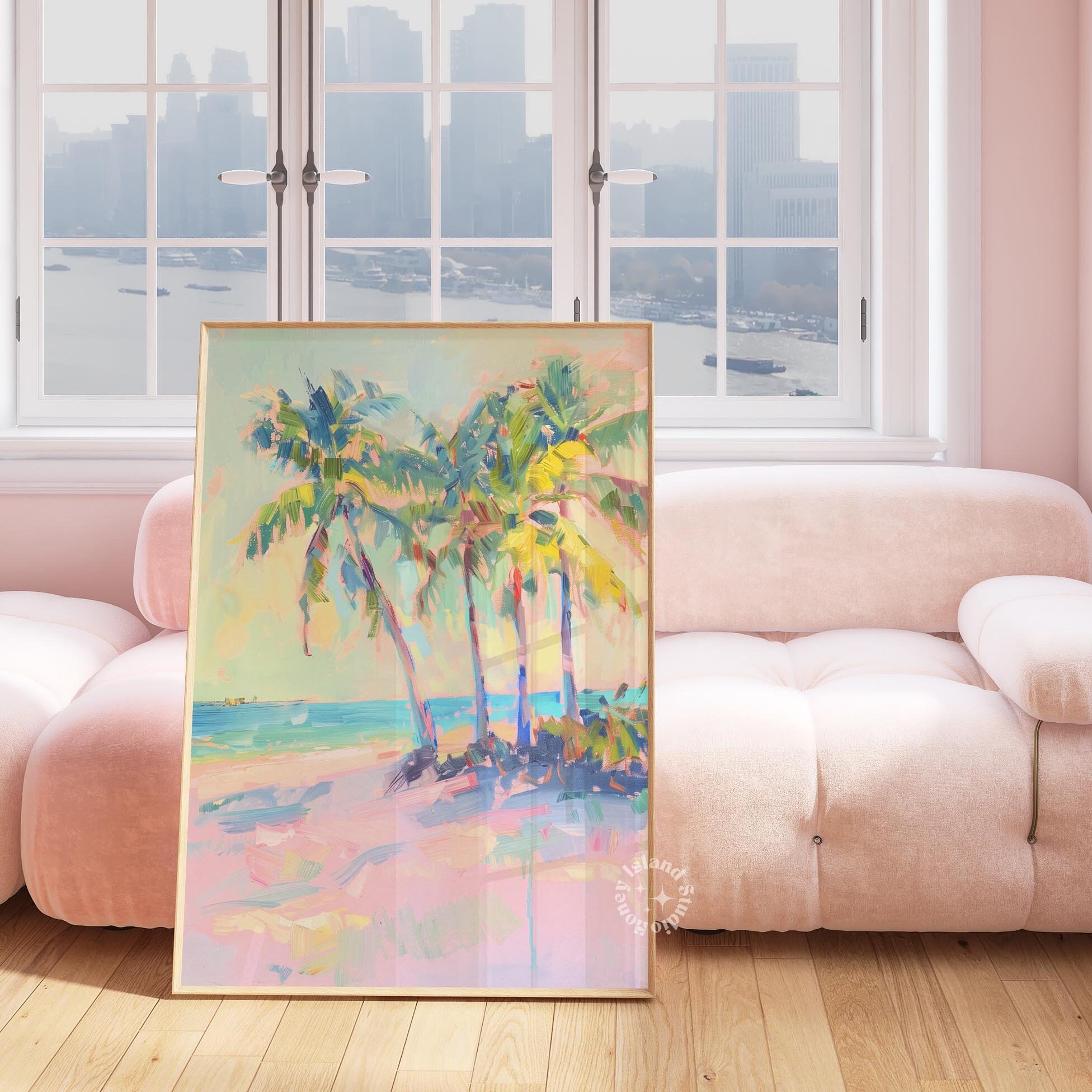 Miami Florida Sunset Beach Vintage Retro Travel Poster Mixed Media By