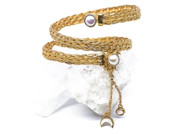 LADY of THE SKY Arm Band Adjustable Boho Bracelet Gifts for Her