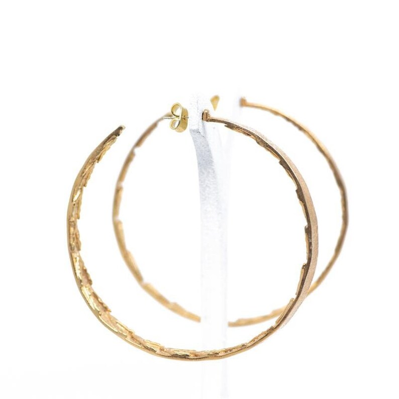 The CLO Hoop Earrings, Party Wear, Birthday Gift, Wedding, Gift, 24k