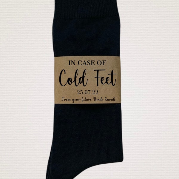 Cold Feet Wedding Socks Etsy