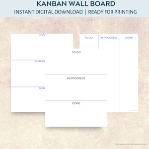 Kanban wall board | Personal task board | Personal task management | Business project management | Executive decision making