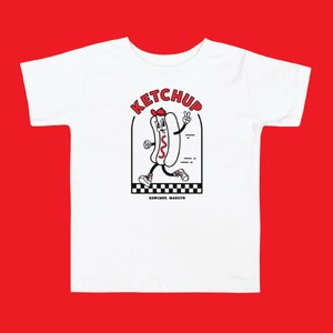 Ketchup Toddler T-Shirt | Hot Dog Race, Baltimore Orioles, Cute Toddler Shirts