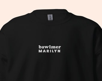 Bawlmer Marilyn Unisex Crewneck Sweatshirt | Baltimore, Maryland, Cute Sweatshirt, Hometown Sweatshirt