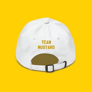 Team Mustard Bawlmer Dad Hat | Baseball Hat, Mustard Hat, Baltimore Maryland, Baltimore Orioles