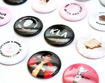 Mean Girls 1" Pinback Buttons / 12 & 36 Packs