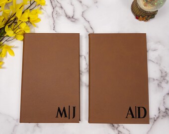 Engraved Leather Journal, Personalized Journal, Personalized Notebook, Customized Journal, Custom Journal,Personalized Diary with Monogram,