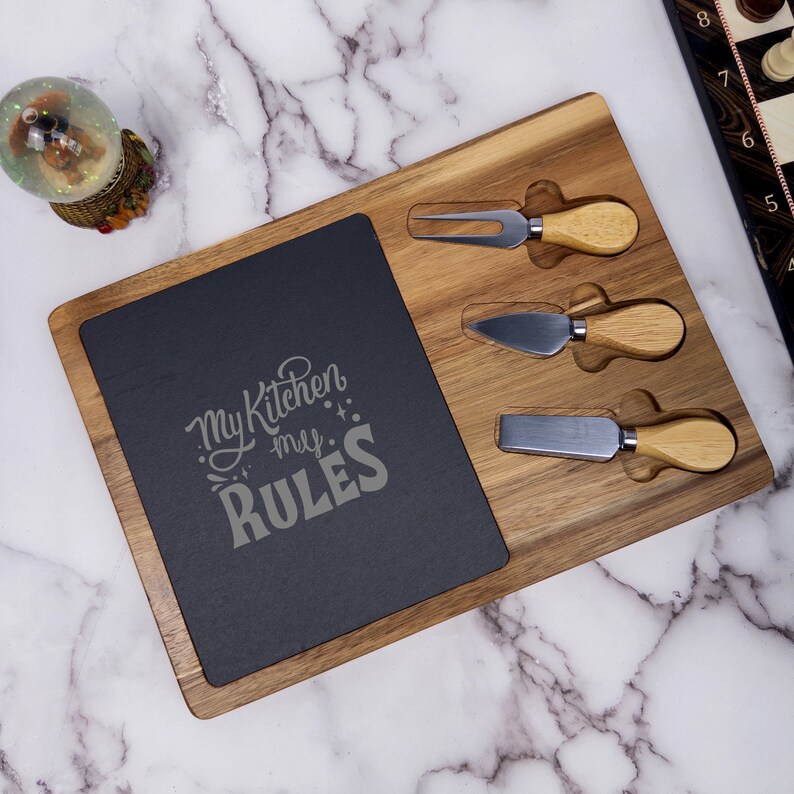 Personalized Cheese Board and Knife Set Personalized Etsy