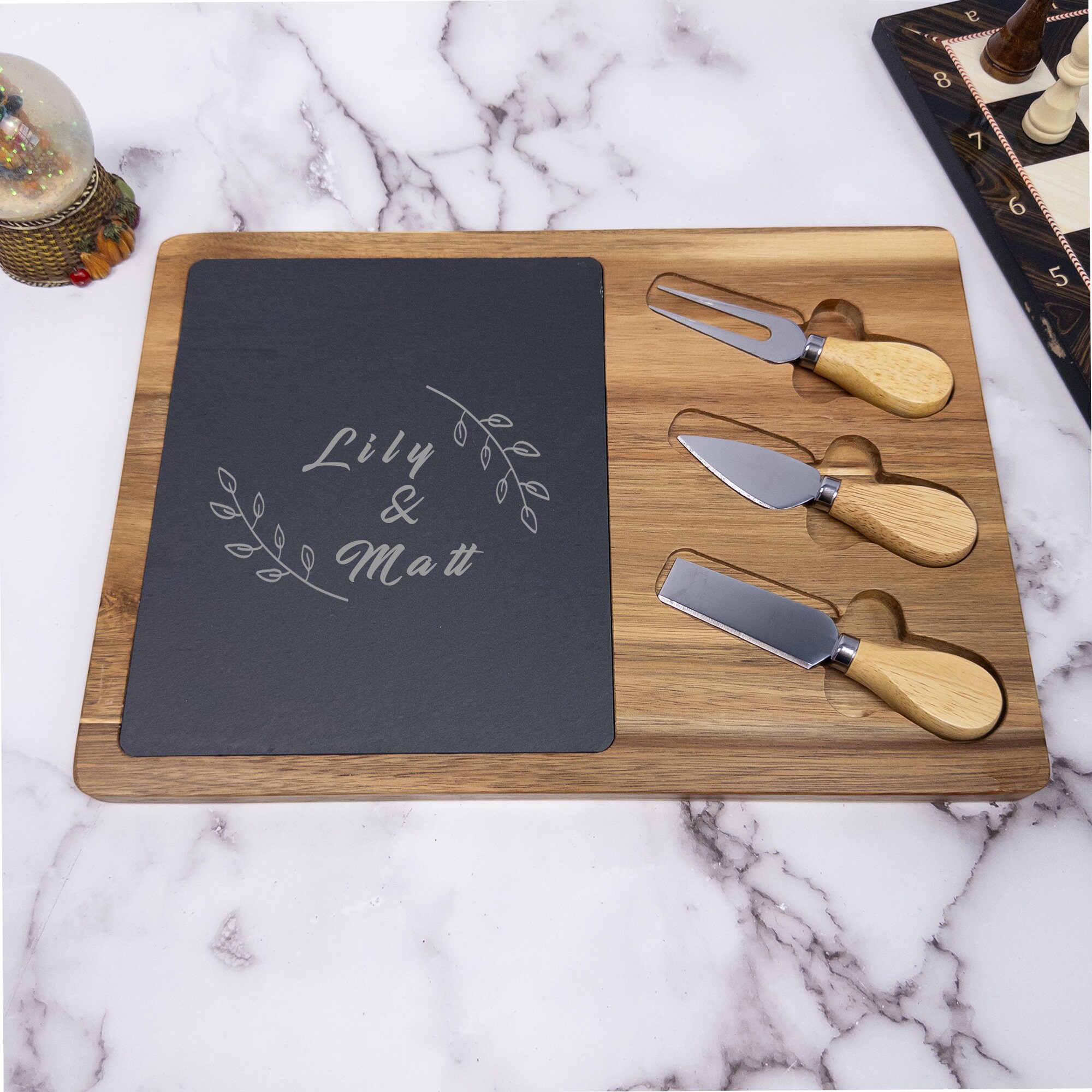 Personalized Cheese Board and Knife Set Personalized - Etsy