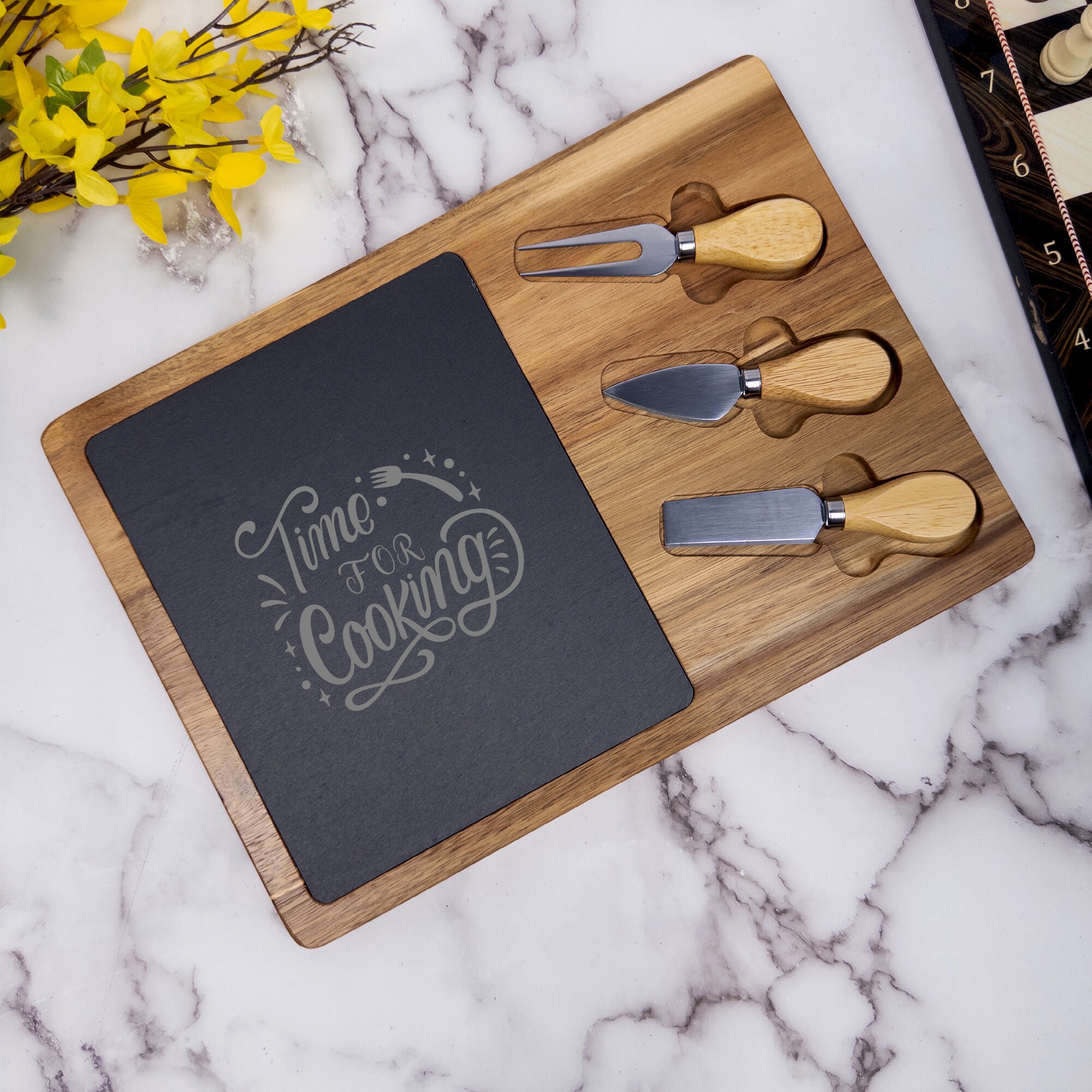 Personalized Cheese Board and Knife Set Personalized Etsy
