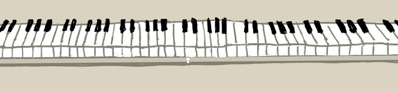 May include: A black and white keyboard with 30 keys. The keys are arranged in a standard piano layout.