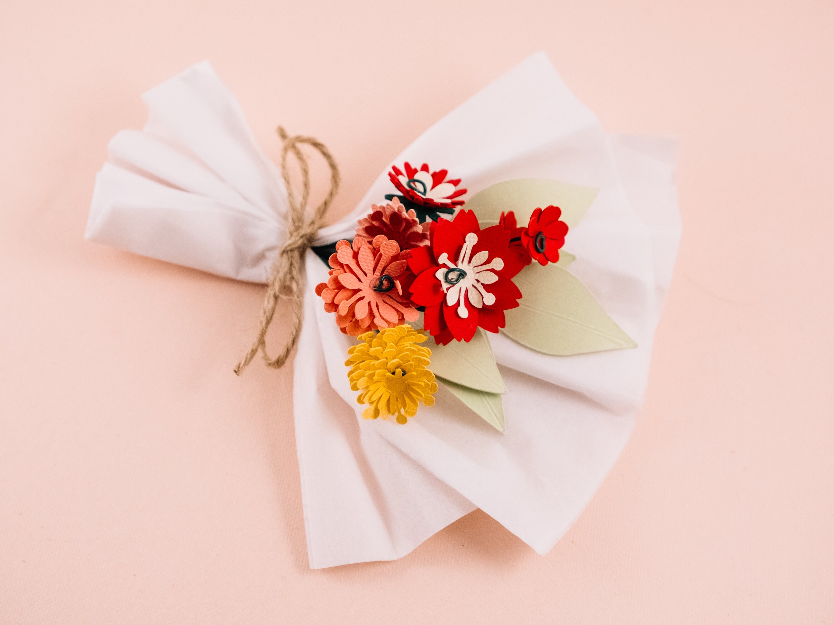 How To Make Miniature Paper Flower Bouquet / Paper Flower / Góc nhỏ  Handmade