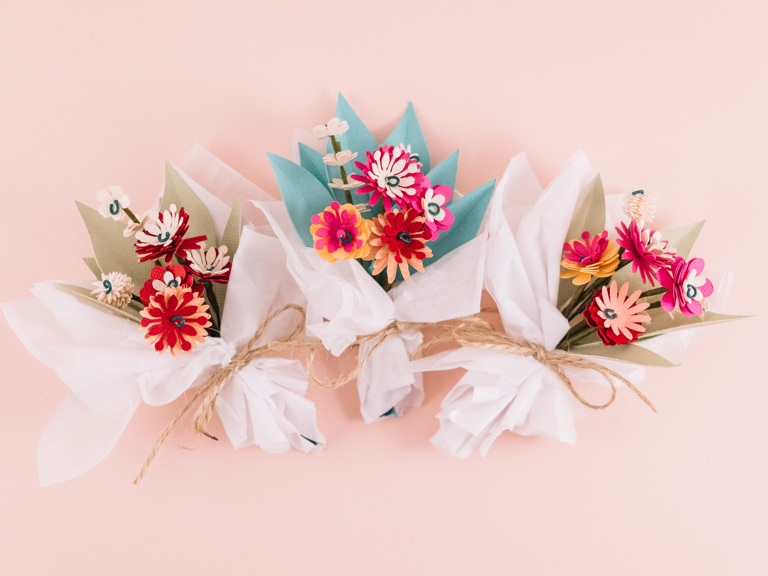 How To Make Miniature Paper Flower Bouquet / Paper Flower / Góc