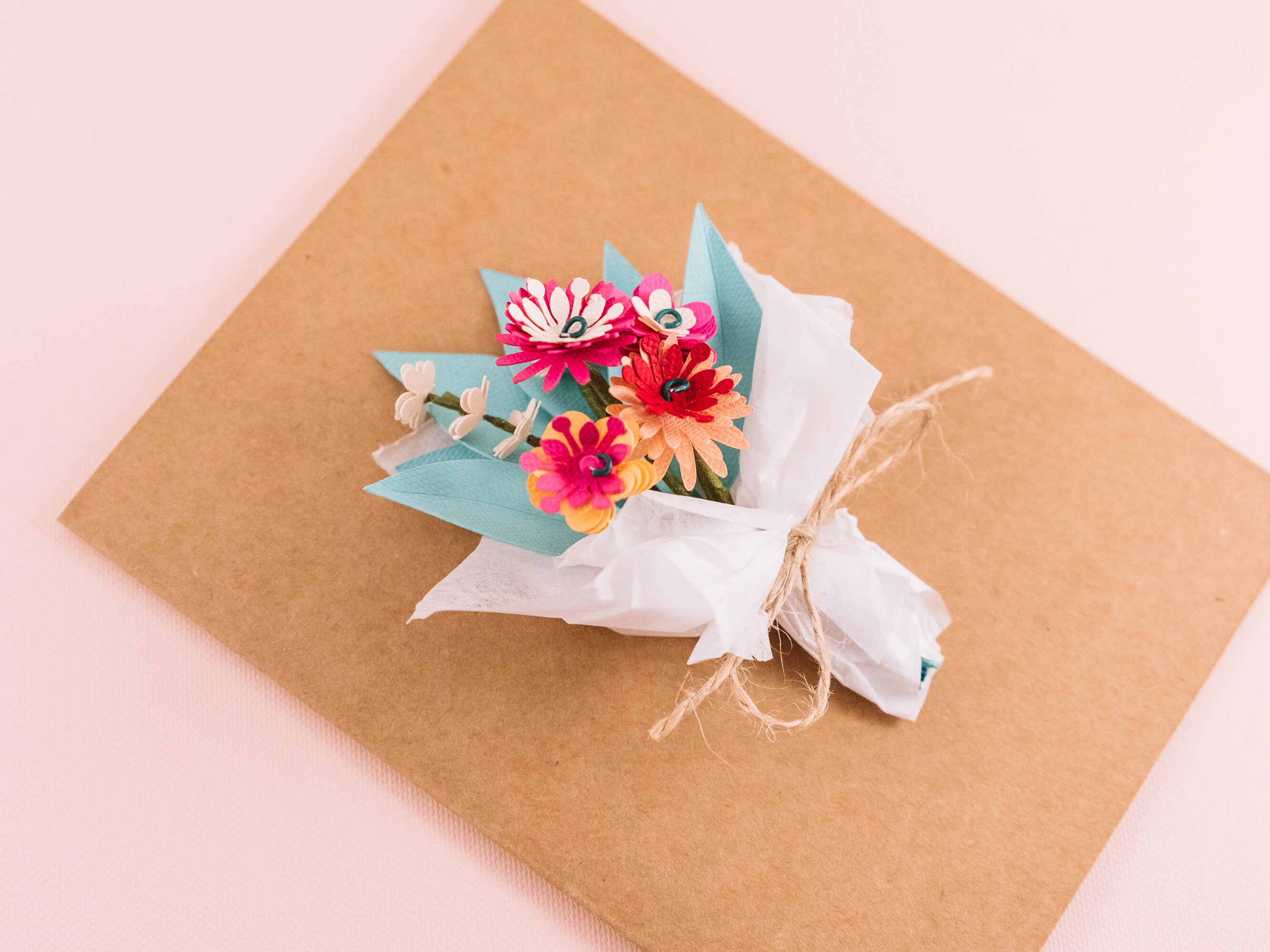 Bouquet Paper Wrap Name DIY Bouquet Kraft Paper Handmade Flower Box Folding  Card For Package, From Hansomefours, $13.24