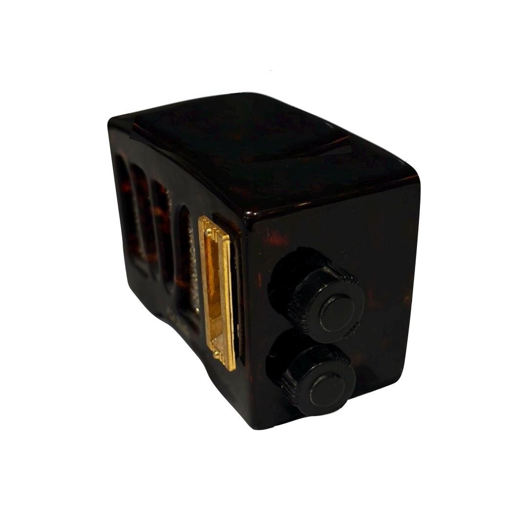 ビンテージ アールデコ AM/FM ミニチュア ラジオ 1938 RCA Victor RC