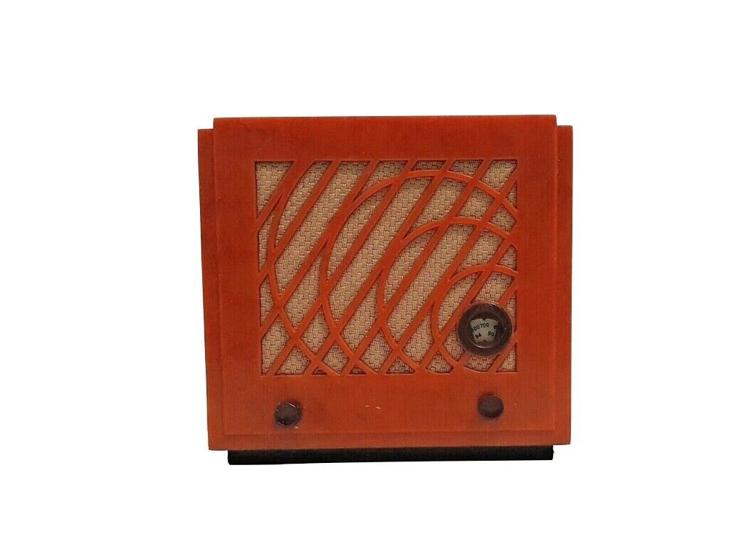 Vintage Art Deco Miniature AM FM Transistor Radio Model Safar, Usignolo