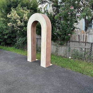 NYC Pick Up - Handmade 3D Wood Arch Backdrop: Wedding Photo Prop (Local Pickup Only)