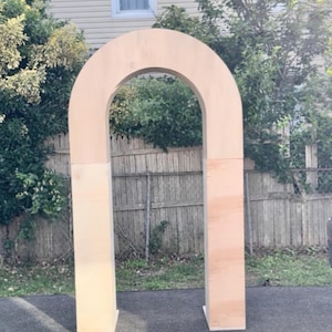 NYC Pick-Up Only - Collapsible Foldable 3D Curve U Arch Party Backdrop Prop for Events