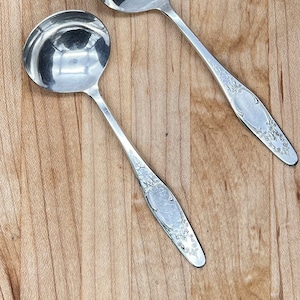 Vintage American Silver Co. Franconia 1922 Bouillon Spoons (2) 4 3/4"