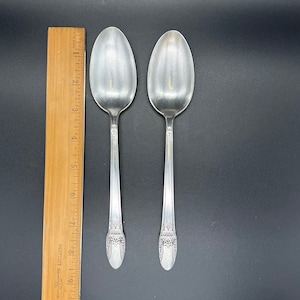 Vintage FIRST LOVE 1937 by 1847 Rogers Bros Serving Spoon 8 1/2&quot; / Sold Individually