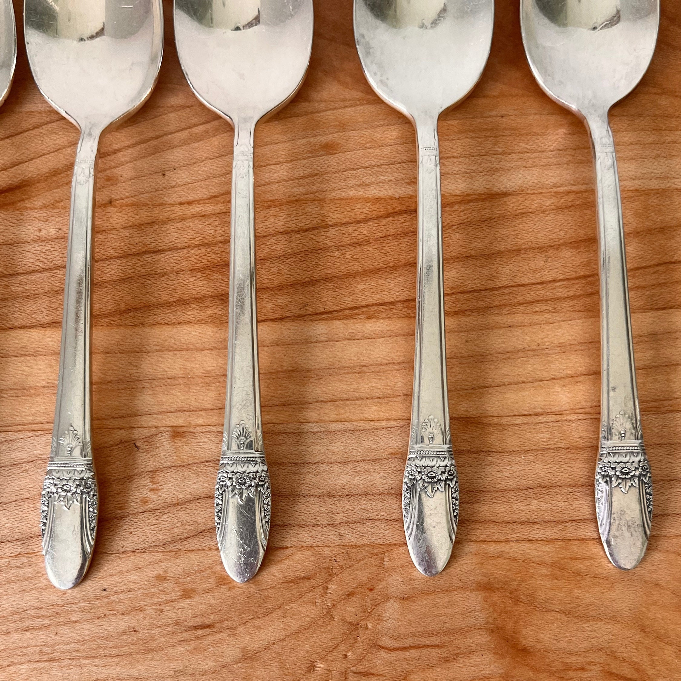 1937 FIRST LOVE Flower Silverplate Flatware **By the Piece** 1847 Rogers Bros 
