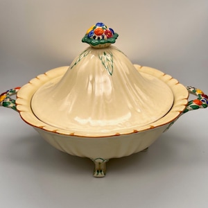 Antique Mason&#39;s Ironstone China Yorkshire Soup Tureen / Covered Vegetable Dish / England