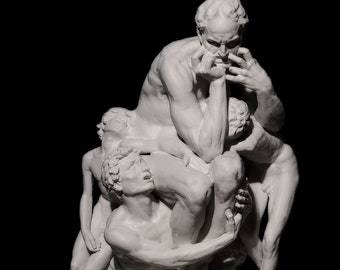 Ugolino and His Sons – Jean-Baptiste Carpeaux Sculpture | Dante's Inferno Dramatic Scene | Exact Replica High Quality Resin