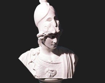 bust of the Athena Pallas Giustiniani. 45cm. Exact replica