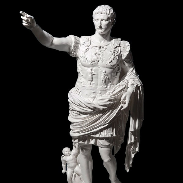 Augustus of Prima Porta. EXACT REPLICA