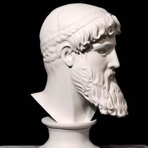 Artemision Zeus (and Poseidon) Bust. Hish quality Resin. Exact Replica
